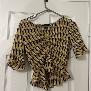 Forever 21 pAtterned crop top